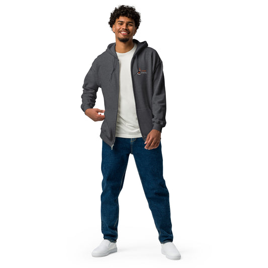 Unisex heavy blend zip hoodie - Jacob Chacko