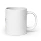 White glossy mug - Jacob Chacko